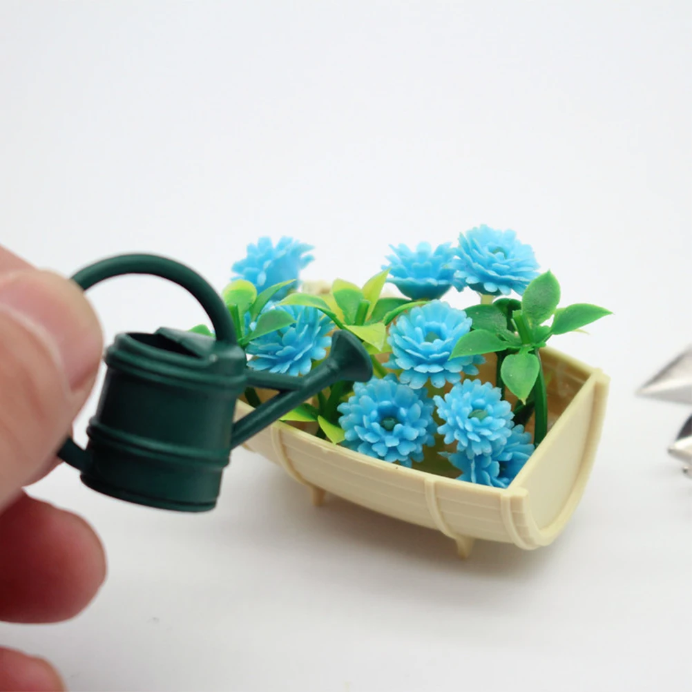1 مجموعة 1 مجموعة أداة حديقة مصغرة لملحقات البستنة المنزلية الصغيرة لوازم منزلية صغيرة دعامة تخطيط المناظر الطبيعية الصغيرة