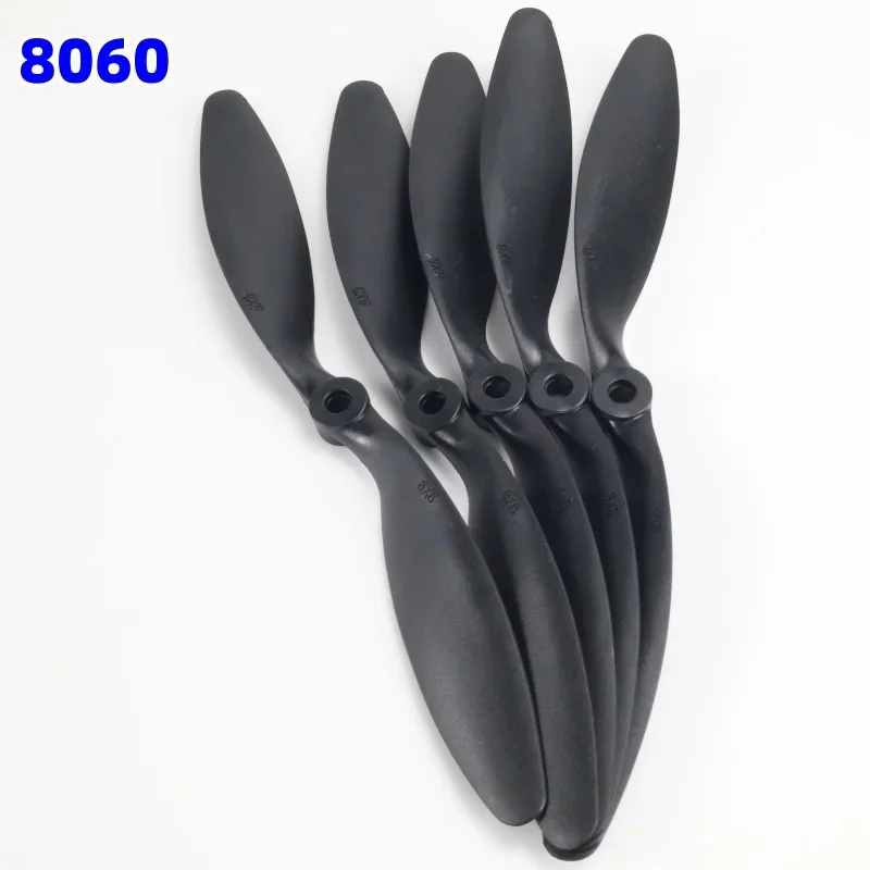 Hélices de fibra de vidrio y accesorios de nailon para avión RC Quadcopter perfecto 8x6 RC palas de hélices de avión 5/10 unids/lote 8060