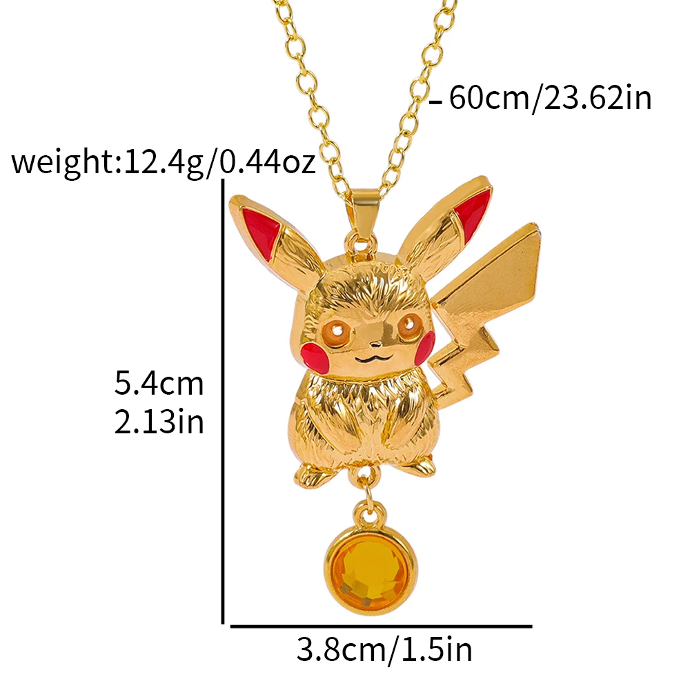 Anime Chibi Charmander & Bulbasaur Pendant Necklace