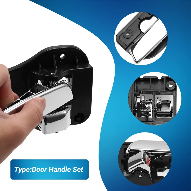 

A42M-4 шт./компл. набор автомобильных хромированных дверных ручек для Kia Rondo Carens 2007-2012 82610-1D010, 82620-1D010