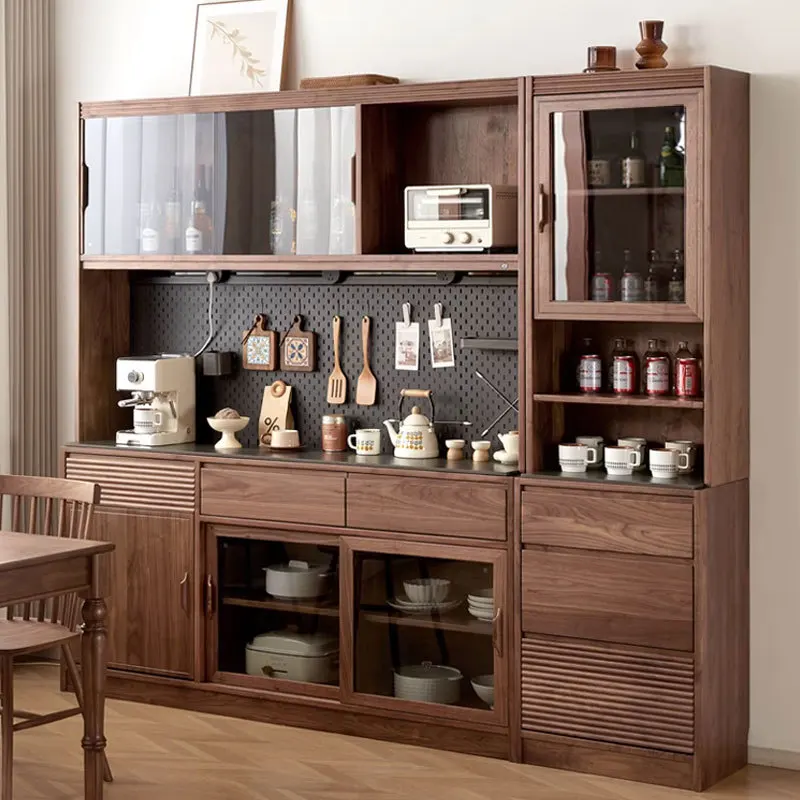 

Customizable North American Side Cabinet Modern Coffee Machine Tea Storage Cabinet