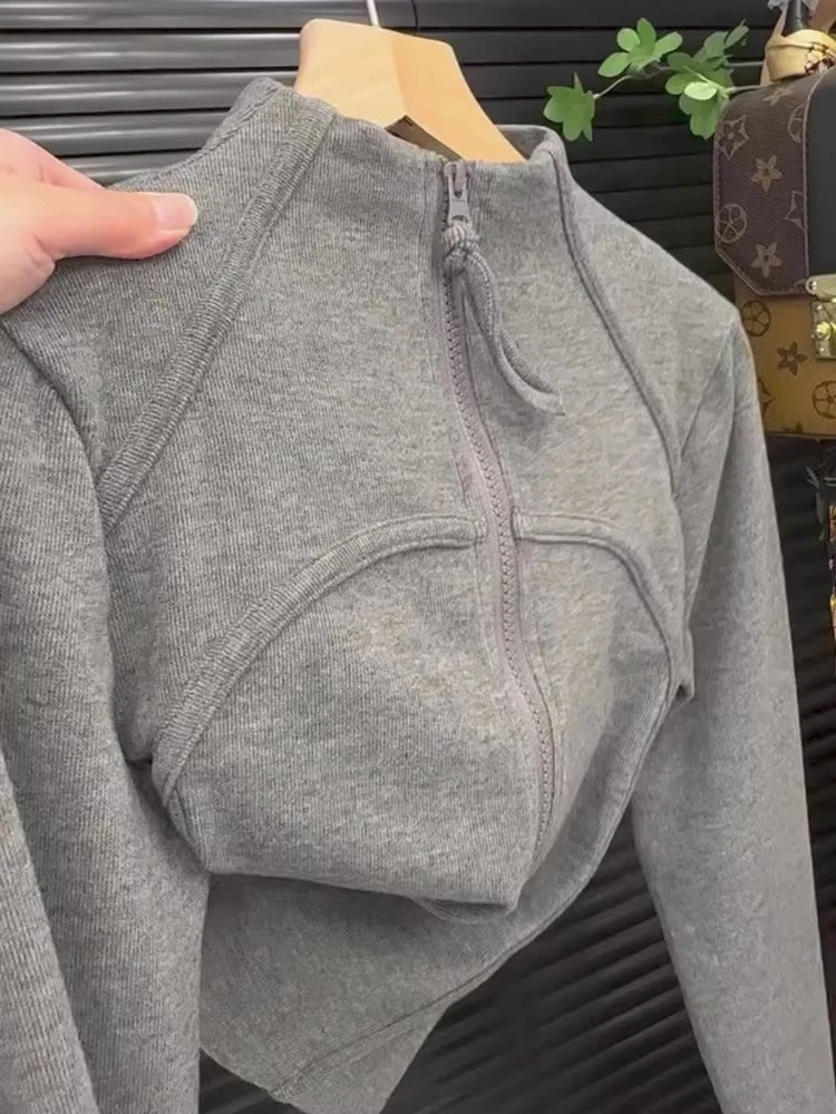 faionable-spor-ey-hoodie-women's-clothing-fitn-collar-trendy-sle-2025-autumn-season-online-exclusive-zipper-closure