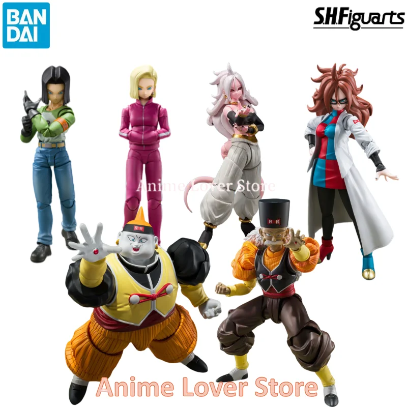 

In Stock100% Bandai SHFiguarts SHF Dragon Ball Z Dragon Ball Super Android 17 18 19 20 21 Anime Figures Toy