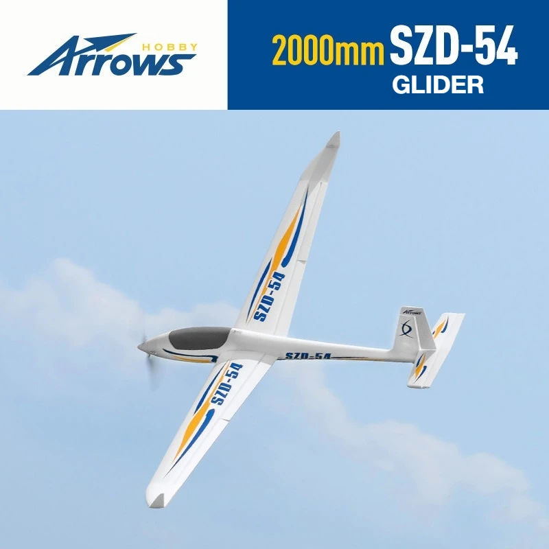 

Blue Arrow Model Aircraft 2000mm SZD-54 Outdoor Foam Glider Fixed Wing Assembled Electric Remote Control Model Aircraft PNP