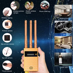 G619 Professional Wireless CDMA RF Signal Detector GSM Bug GPS Tracker Locator Finder Radio Scanner Anti Candid Camera 3 Antenna