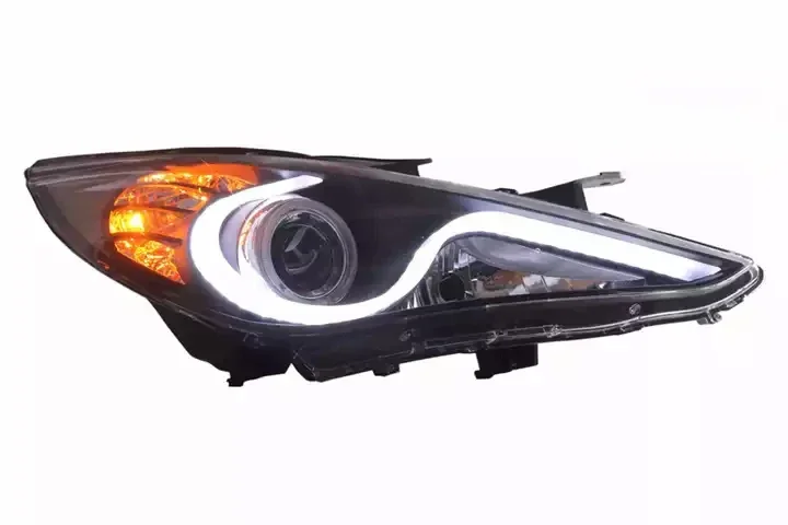 Car Head Lamp Angel Eyes LED Headlight For Hyundai Sonata 2011 2012 2013 2014 2015 2016 2017 2018 - view 2
