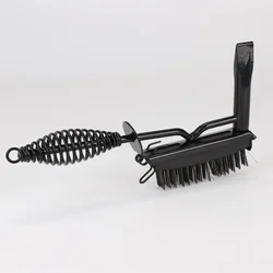 Chipping Hammer with Coil Spring Handle, Removable Steel Wire Brush, Welding Cleaning Tool, Welding Chipping Hammer 용접망치