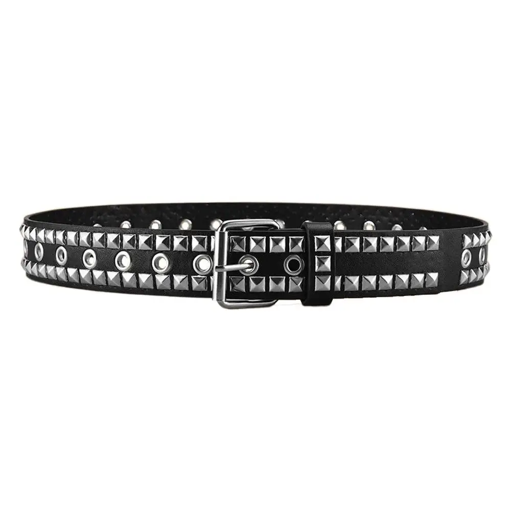 أزياء المرأة دبوس مشبك برشام حزام تصميم فاخر ريترو الأعمال حزام الخصر عارضة فاسق زنار يقترن مع التنانير الجينز #2