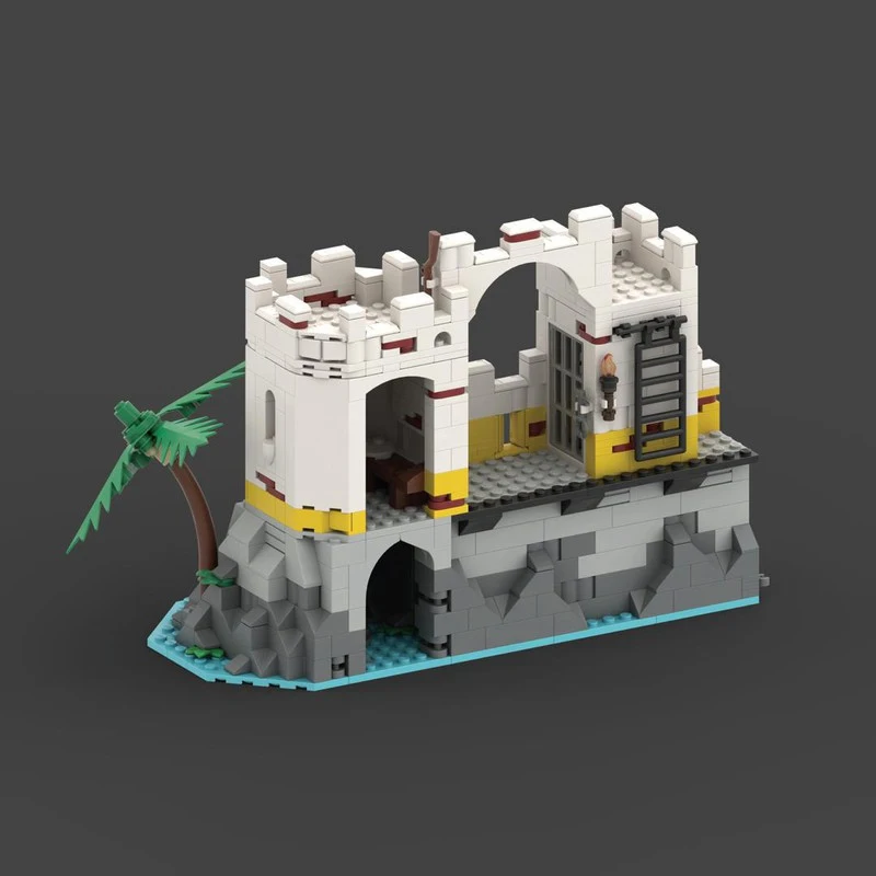

726pcs MOC Broadside S Brig Remake Pirates Model Building Blocks Toy Gift Creative Display Collectible Desk Premium Adult Kids