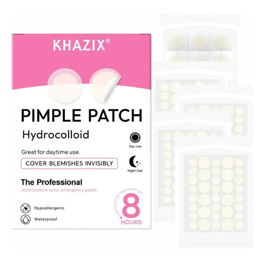 PE And Hydrocolloid Mix Acne Patches Transparent Invisible Acne Spot Treatment for Face Pimple Patch for Daily Use