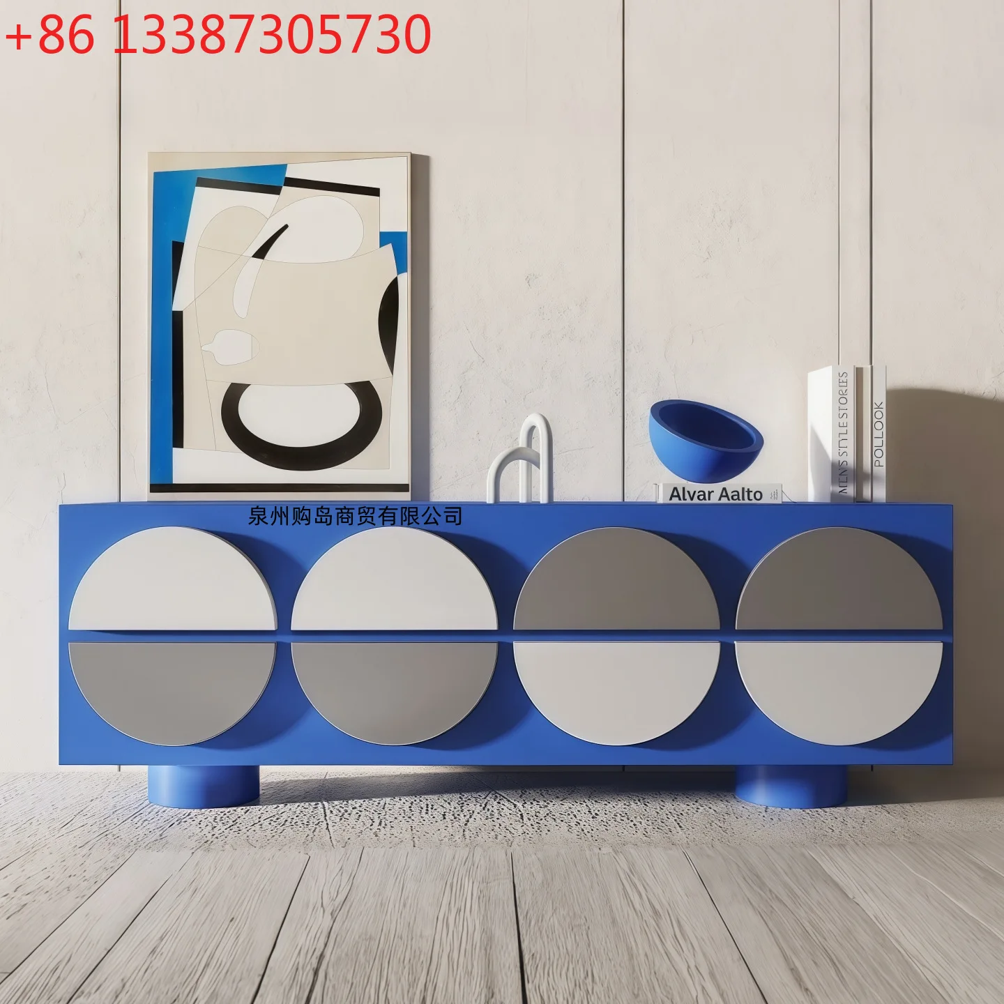 

Modern simple paint TV cabinet living room audio-visual cabinet dining side cabinet