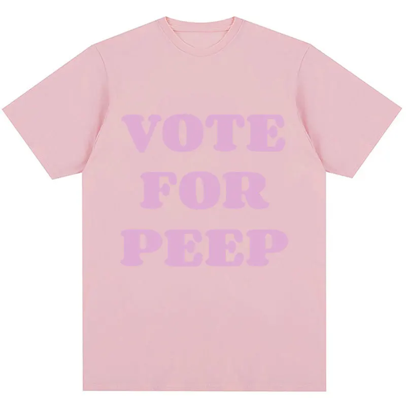 Rapper Lil Peep T Shirt Funny Vote for Peep Men Women T Shirts