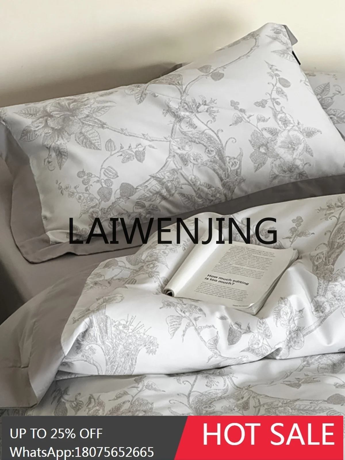 Four-Piece Set New Four Seasons Universal 100S Pure Cotton Digital Printing Long-Staple Cotton Bedding