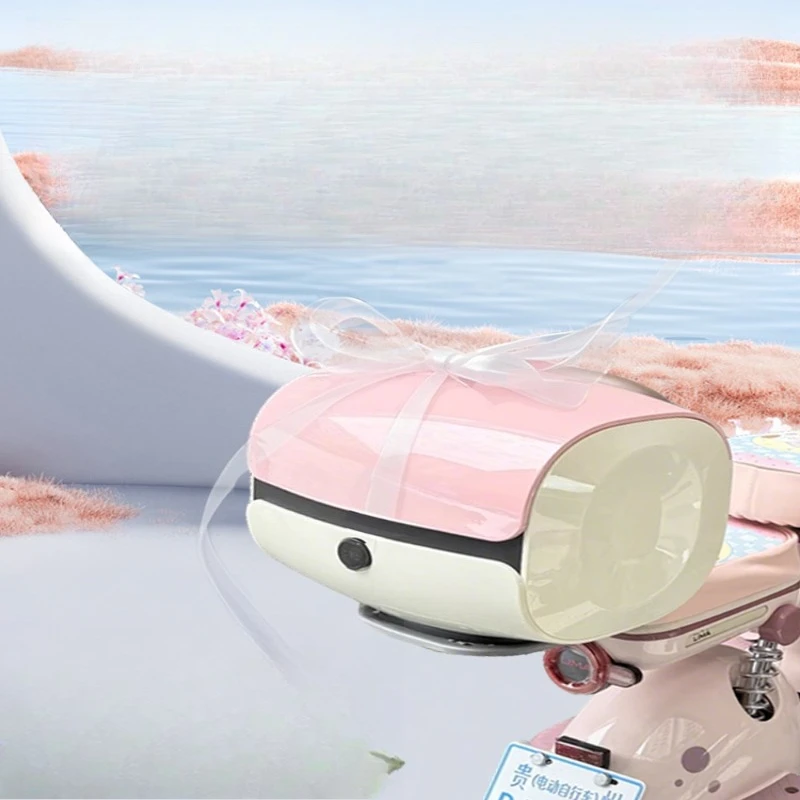 

Electric vehicle trunk Yadi Emma Tailing bell Green source large capacity pedal battery Motorcycle trunk backrest universal