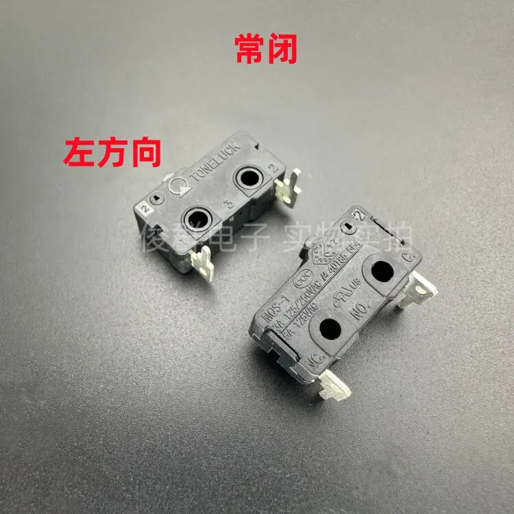 

10pcs/ MQS-1 micro switch 2 bend normally closed open stroke reset button touch point button 3A