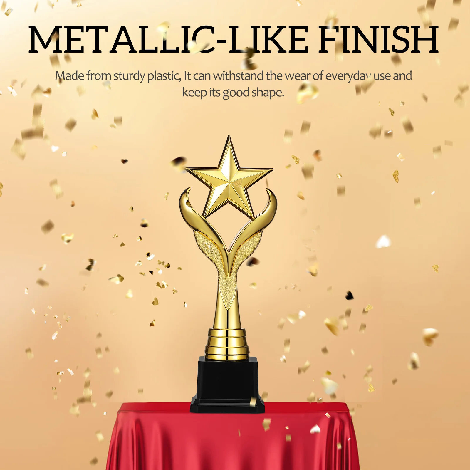 

Competition Trophy Star Shape Free to Decorate with Stickers for Sports and Celebration Awards Star Trophy Awards and Trophies