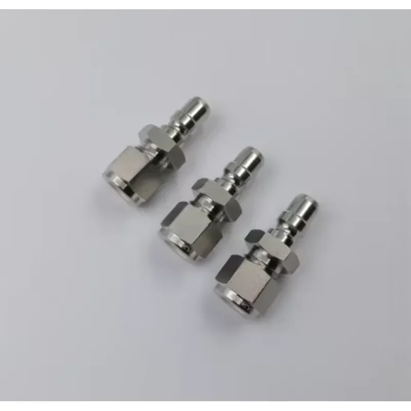 304 316SS High Pressure Forged Polished Hexagon Union Connectors Ferrule Fittings Interchangeable