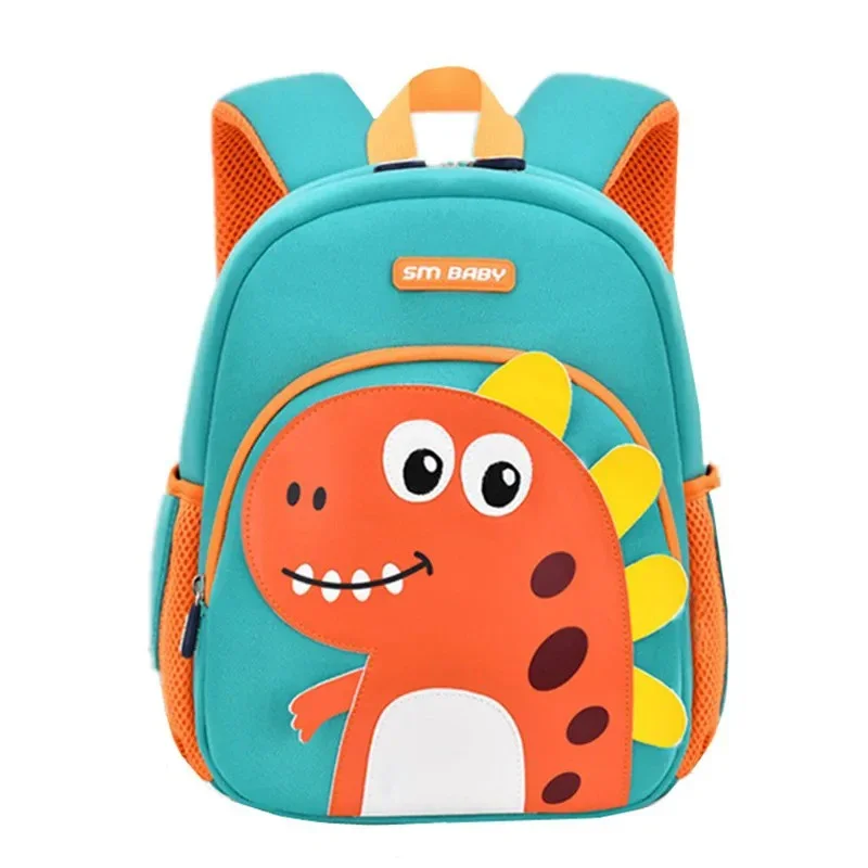 Kawaii anti-lost children school bags for boys girls cute 3d cartoon dinosaur baby school backpack small kindergarten backpack