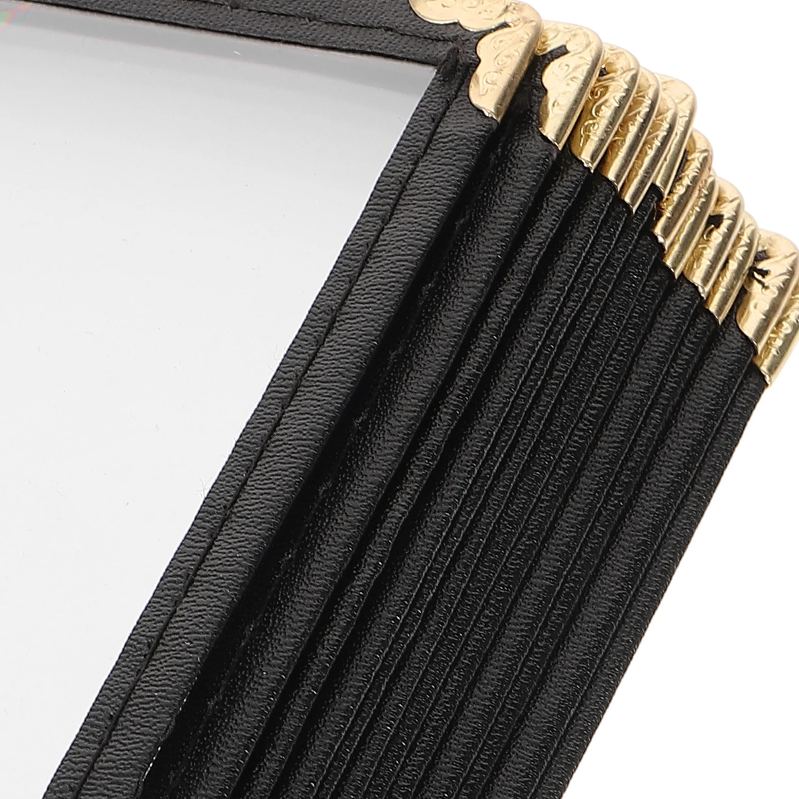 

Durable Menu Book Clear PVC Restaurant Menu Covers Stylish Design Long Lasting Corner Wear Resistant Suitable for Various