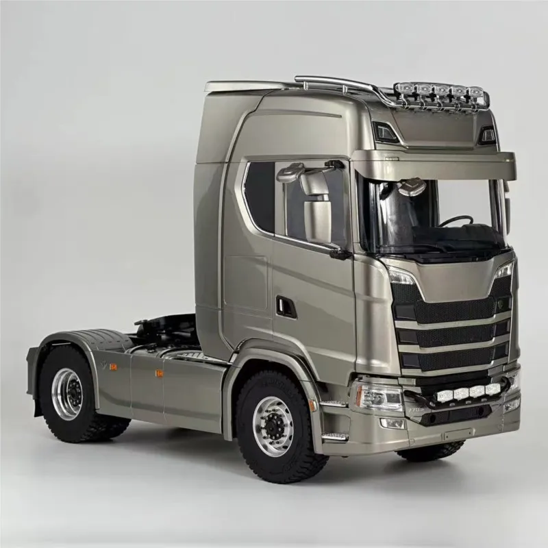 Ciężarówka RC 1:14 770S z blokadami mechanizmu różnicowego, 2-biegowa skrzynia biegów, napęd 4x4, światła, dźwięki, zdalnie sterowany samochód ciężarowy do przyczepy TAMIYA