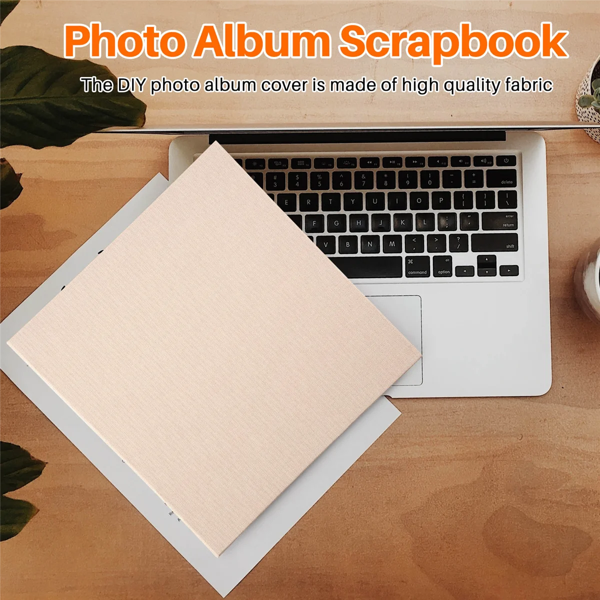 Photo Album Scrapbook Linen DIY Memory Book Thick Pages with Protective Film Save Images Permanently,Best Choice