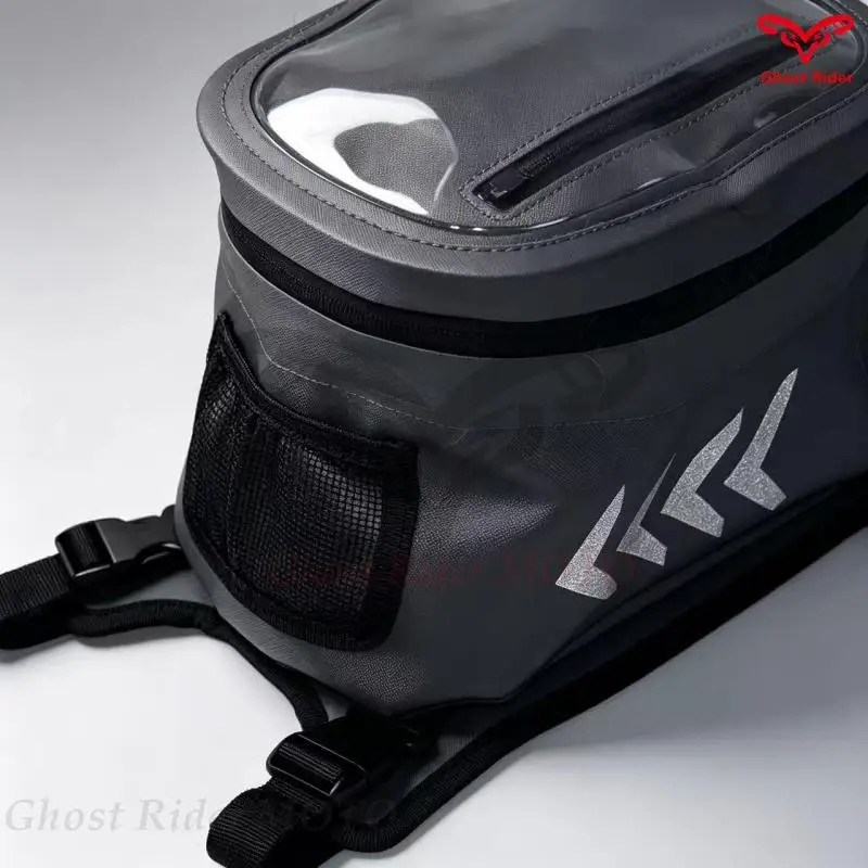 Motorcycle fuel tank bag Waterproof touch screen navigation fuel tank bag motorcycle travel large-capacity storage shoulder bag