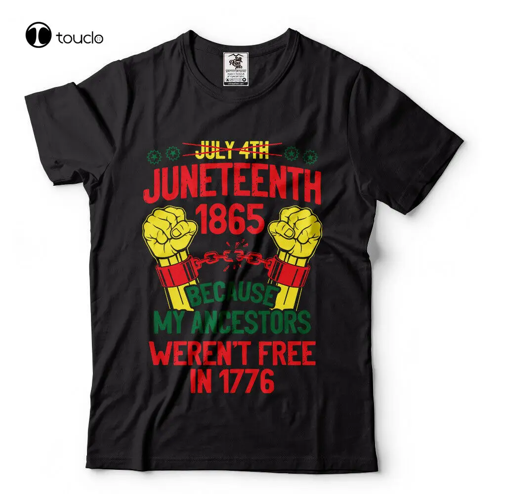 

Black Freedom Juneteenth T-Shirt 1865 Celebration Tee Shirt 4Th Of July Fourth T Unisex Fashion Tshirt Summer Women Shirts