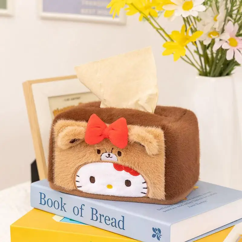 กล่องกระดาษทิชชูแม่เฮลโลคิตตี้รุ่นล่าสุด บรรจุของเล่นตุ๊กตา ตุ๊กตา การ์ตูนอะนิเมะ ของขวัญน่ารัก และของตกแต่งบ้านตุ๊กตาแสนสนุก