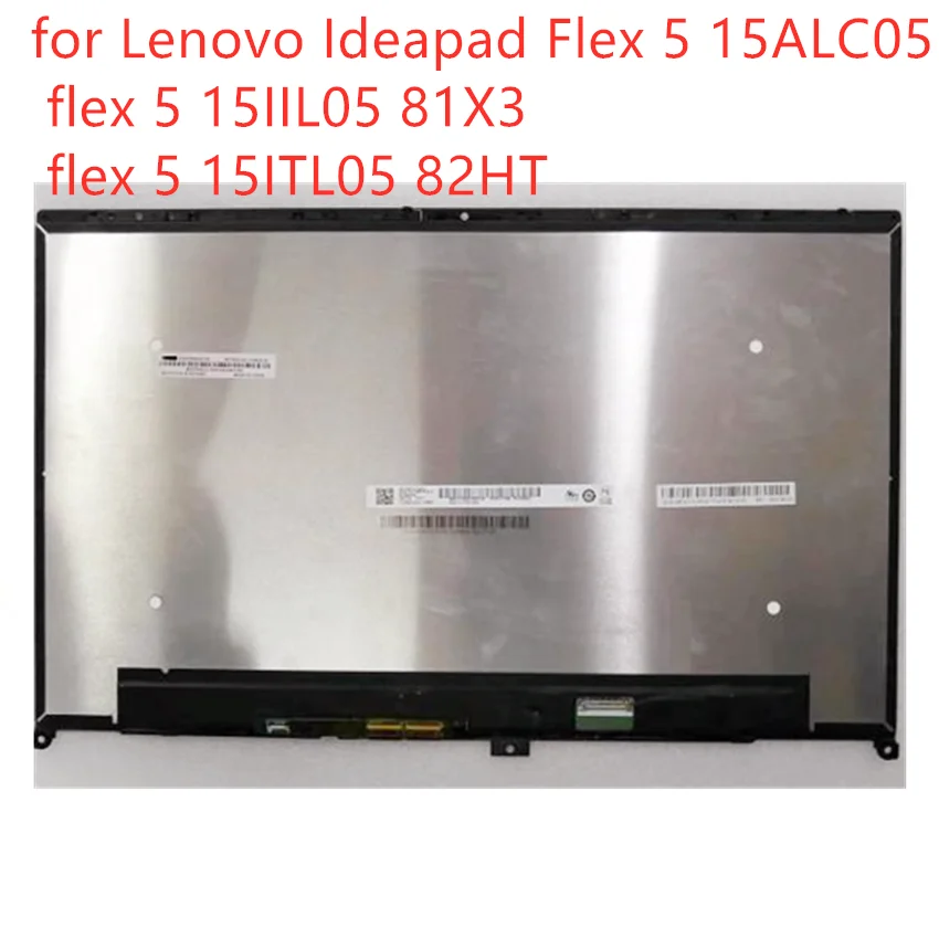 

15.6" For Lenovo Ideapad Flex 5-15IIL05 5-15ALC05 5-15ITL05 5-15iil Lcd Screen Touch Display Assembly 5D10S39644 5D10S39643