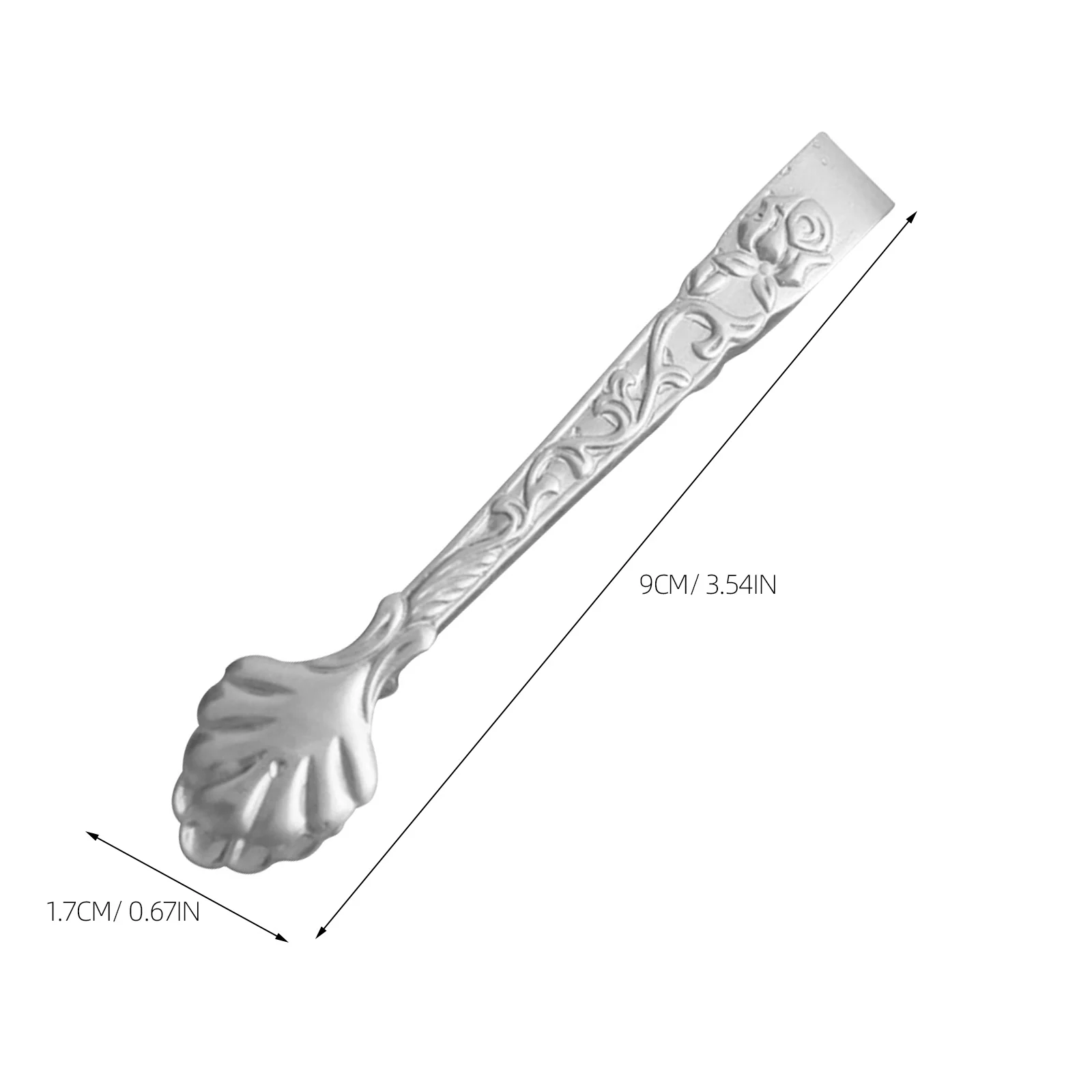 الفولاذ المقاوم للصدأ آيس كيوب تونغ مكعب السكر تونغ مشبك طعام متعدد الأغراض لمطعم بوفيه بار المطبخ استخدام سهل التثبيت