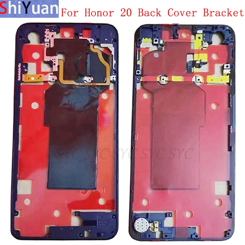 Bezel Chassis Housing Border NFC Antenna Flex Cable with Frame For Honor 20 Back Cover Bracket Replacement Parts