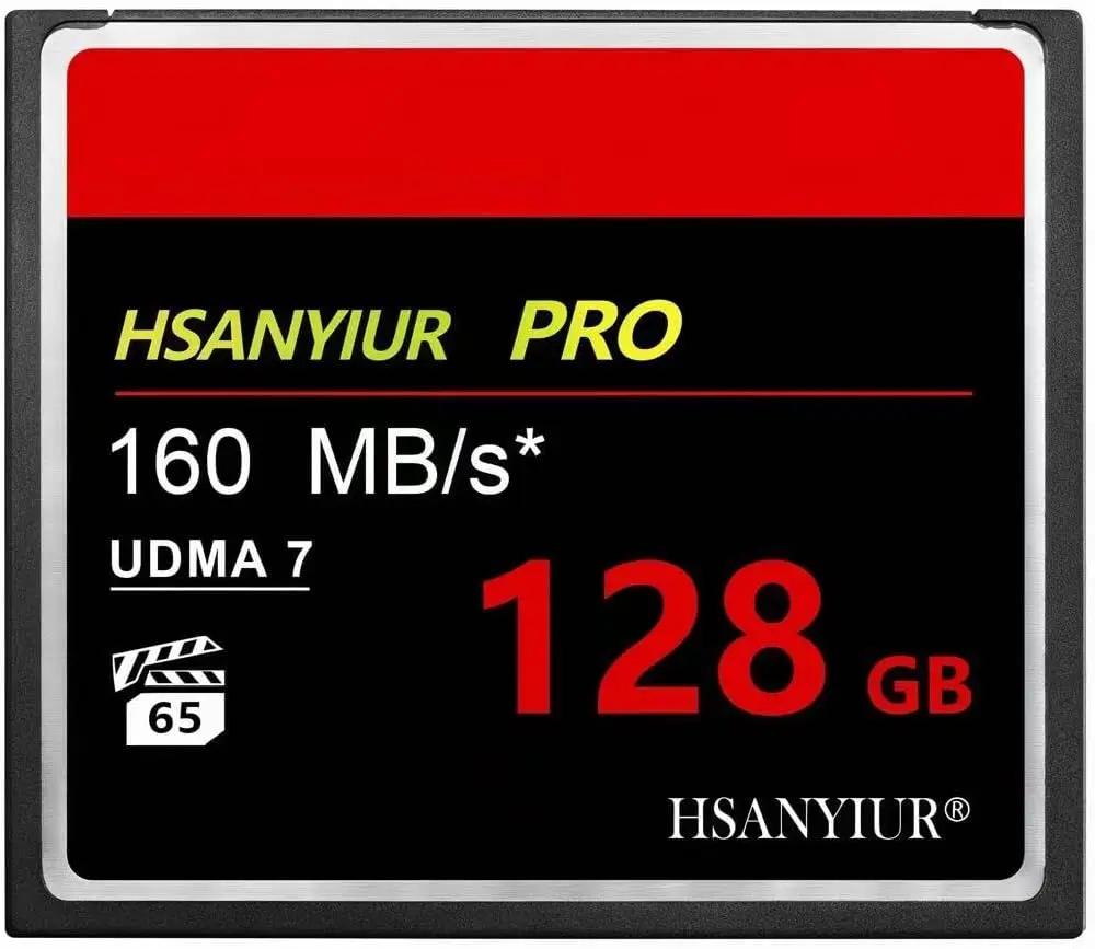

128GB CF Card, 160MB/s Read, UDMA, for Camera 4K Video