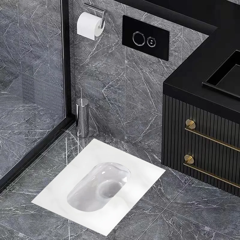 Rock-slab squat embedded hidden induction wall-mounted water tank concealed urinal squat toilet squat toilet