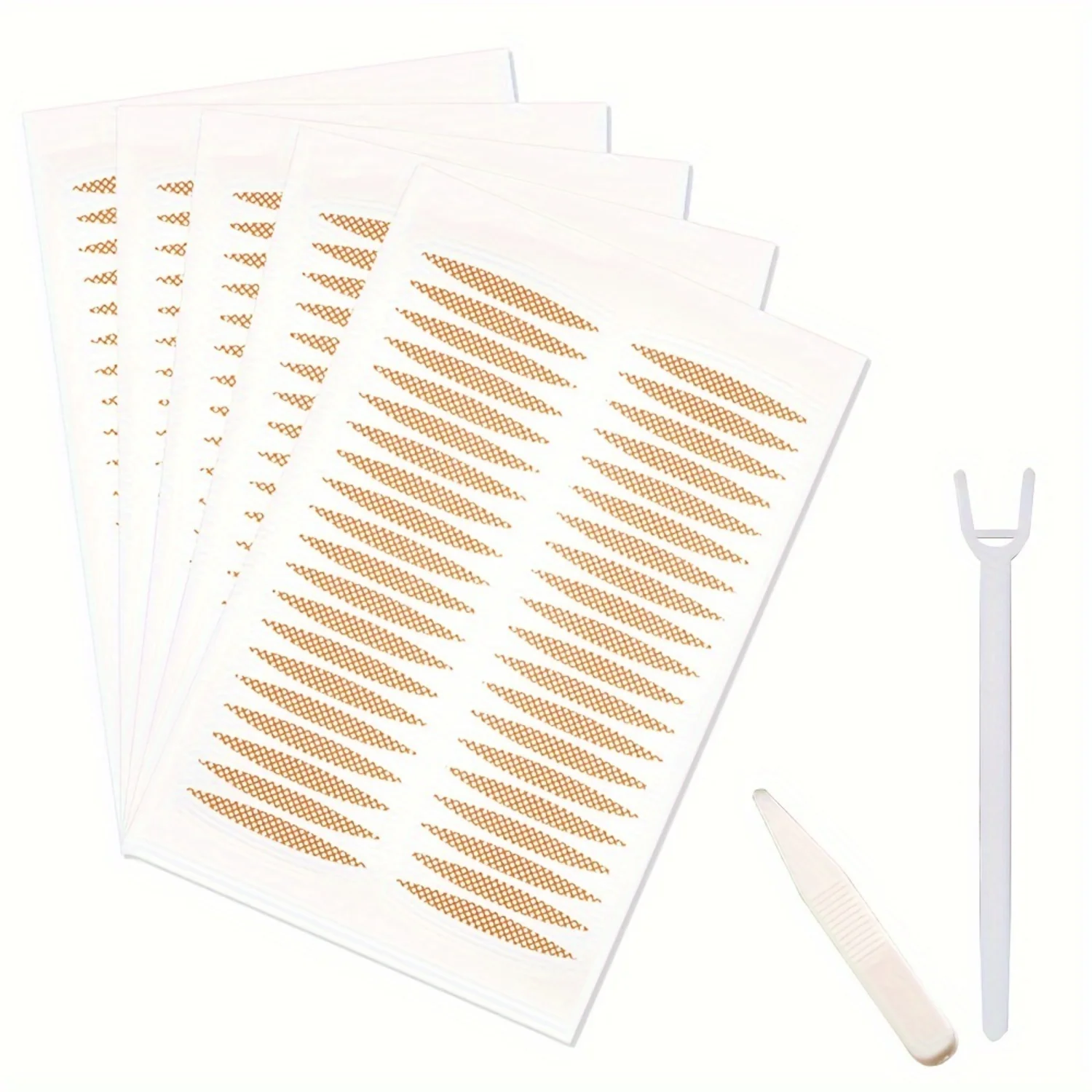 520pcs  Double Eyelid Tape Strips, Self-adhesive Eye Makeup Tool, Oil-Free, Unscented
