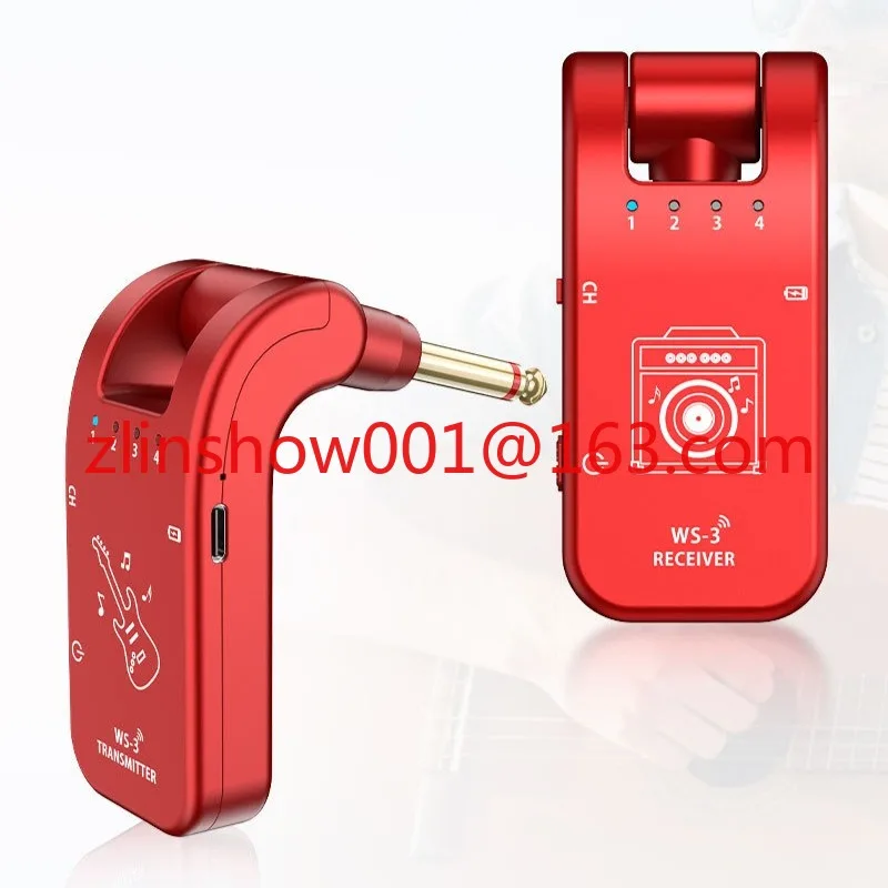 

UHF wireless audio transmitter receiver, electric guitar, piano, blowpipe, drum accessories, transceiver