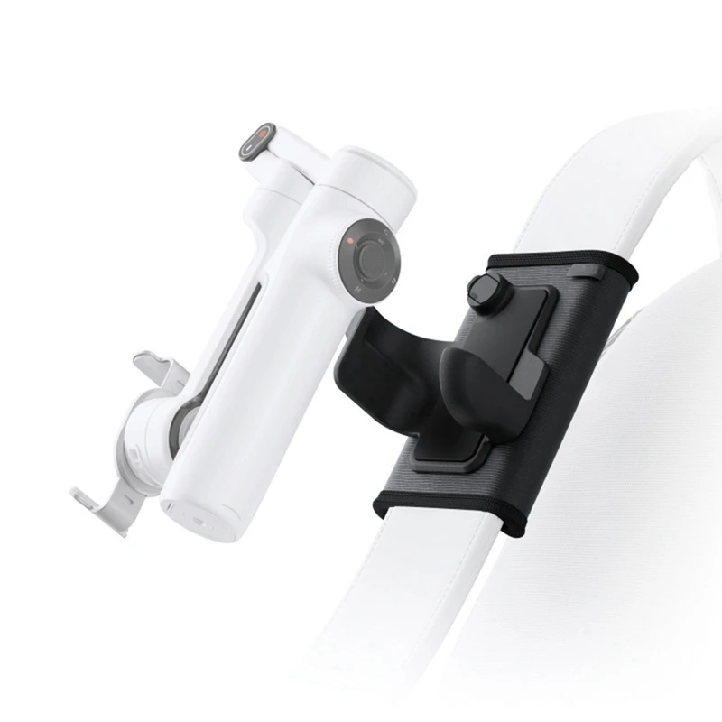 ELECT-Backpack Mount For Insta360 Flow 2 Pro Gimbal Non-Slip Strap Clip Clamp Portable Quick Release Quick Attach