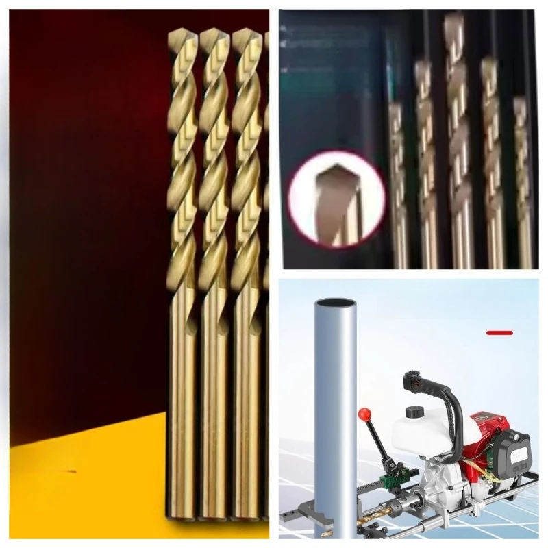 M35 cobalt-containing drill bit stainless steel special deep hole twist drill high strength