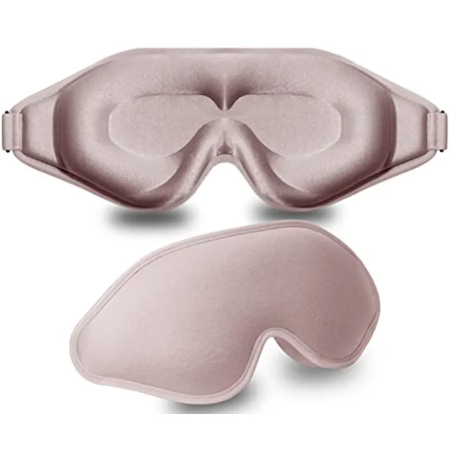 

Sleep Mask, 3D Deep Contoured Eye Covers for Sleeping, 99% Block Out Light Eye Mask, Zero Pressure Cup Blindfold for Men Women,