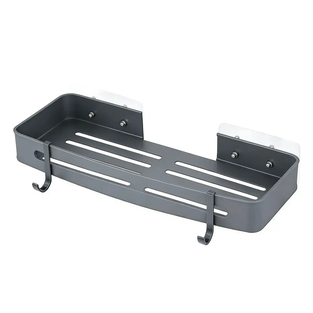Punch Free Bathroom Corner Shelf Aluminum Shower Organizer Wall Mount Storage Rack Toilet Shampoo Holder Home Decor
