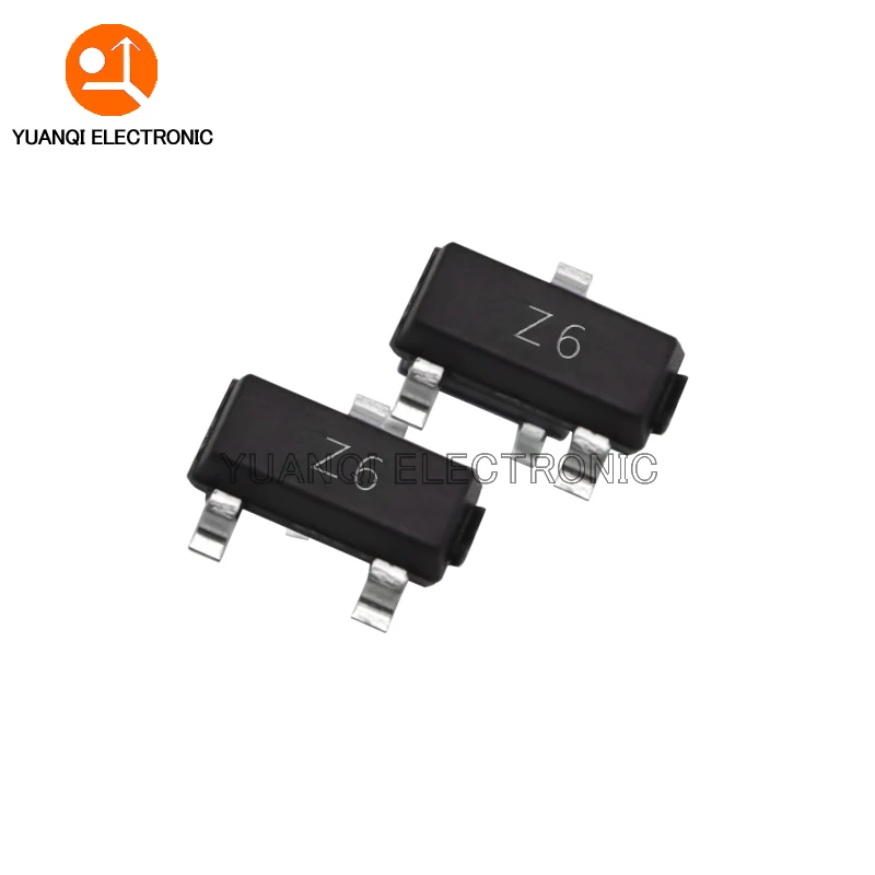 100 قطعة SOT-23 زينر ديود SMD BZX84C 2.4V 2.7V 3V 3V3 3V6 4V3 4V7 5V1 6V2 8V2 24V 27V 30V 39V 43V 47V 10V 12V 15V 18V 20V 22V 22V