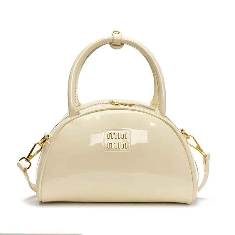 

2025 Stylish and Elegant Patent Leather Handheld Shell Bag - Exuding A High-end Vibe, Ideal for Casual Styles,Crossbody Bag