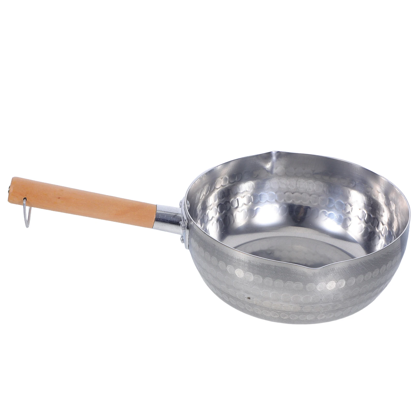 

Japanese Style Thick Aluminum Flat Bottom Pan Comfortable Handle Dual Spouts Camping Frying Pans Outdoor Cooking Skillet