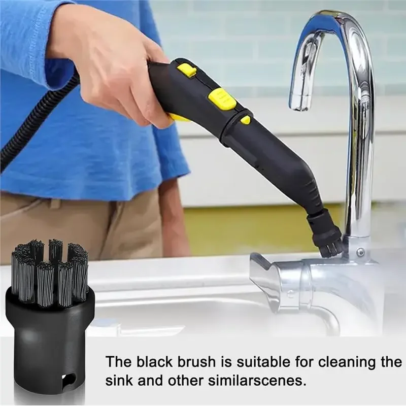 

ABRG-For Karcher SC1 SC2 SC3 SC4 SC5 SC7 CTK10 CTK20 Compatible Replacement Dust Remove Steam Cleaning Brush Small Round Type