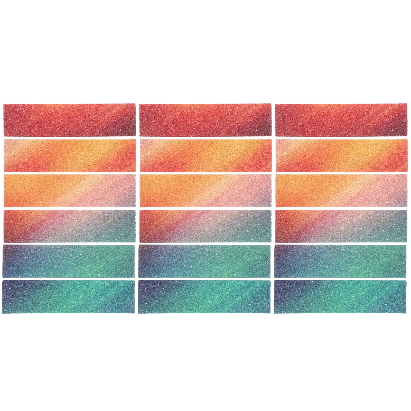 

18Pcs Pressure Relief Decals Calm Anxiety Sensory Strips Adhesive Stress Reduction Stickers for Desktop Phone Anti-Stress