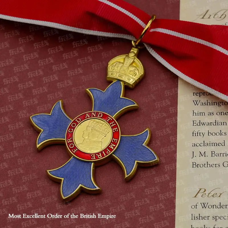أجمل أمر الإمبراطورية البريطانية سيدة قائد الصليب الكبير ضابط عضو الشريط الرقبة ميدالية الشريط شارة الحرف #5