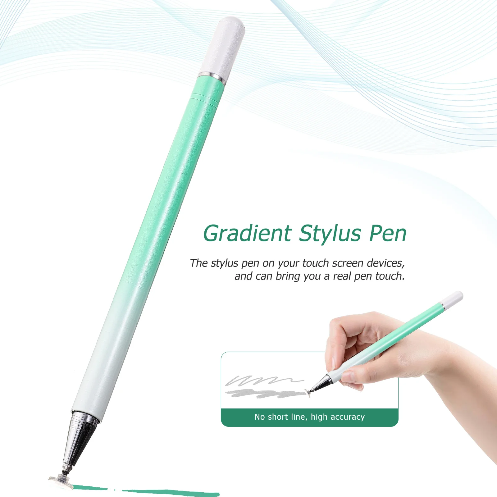 Stift für Touchscreen-Laptop-Tablet, feine Spitze, Stift-Telefon mit Touchscreen-Schrift, kapazitiv