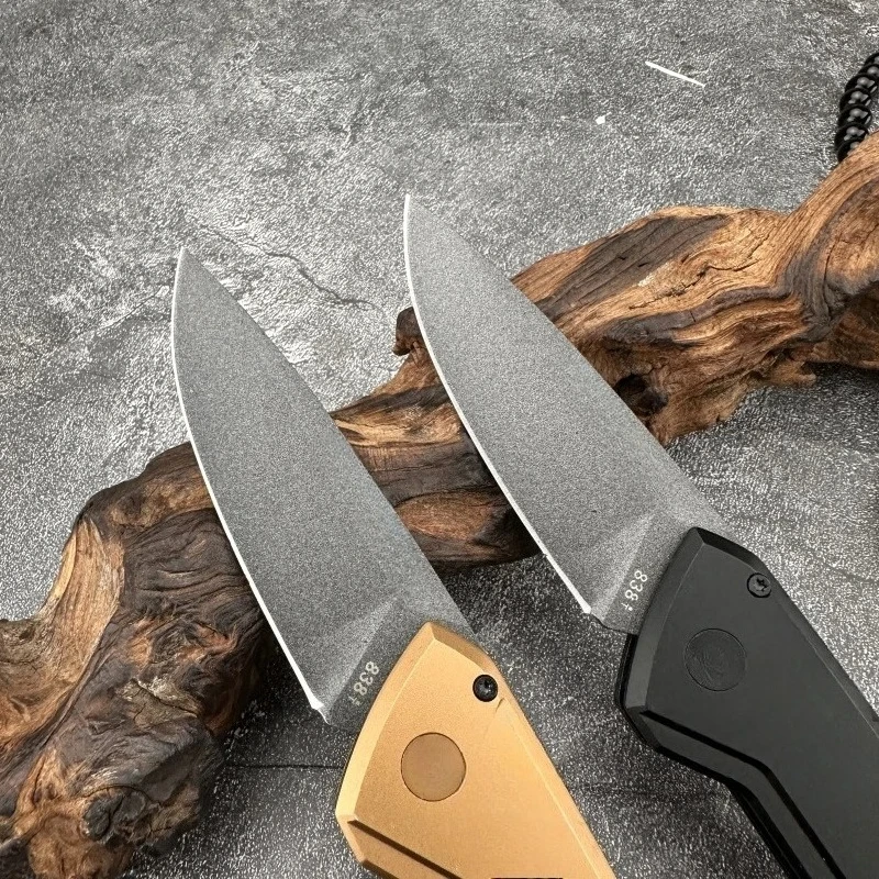 838 Coltello pieghevole deploy Lama in acciaio 440C Coltello da caccia militare tattico esterno Coltello da tasca multiuso EDC Regalo da uomo