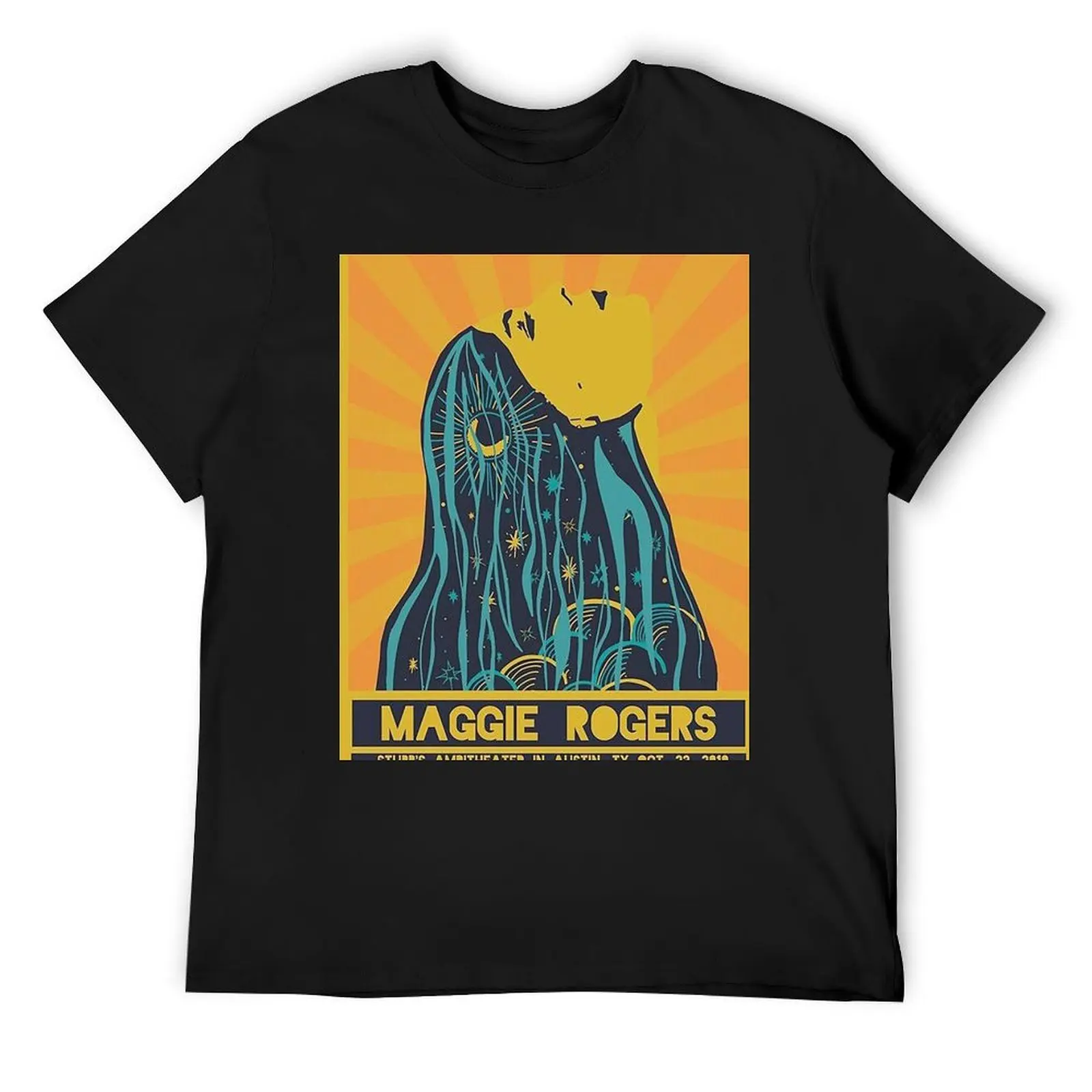 

Maggie Rogers Concert Austin T-Shirt sweat anime fruit of the loom mens t shirts