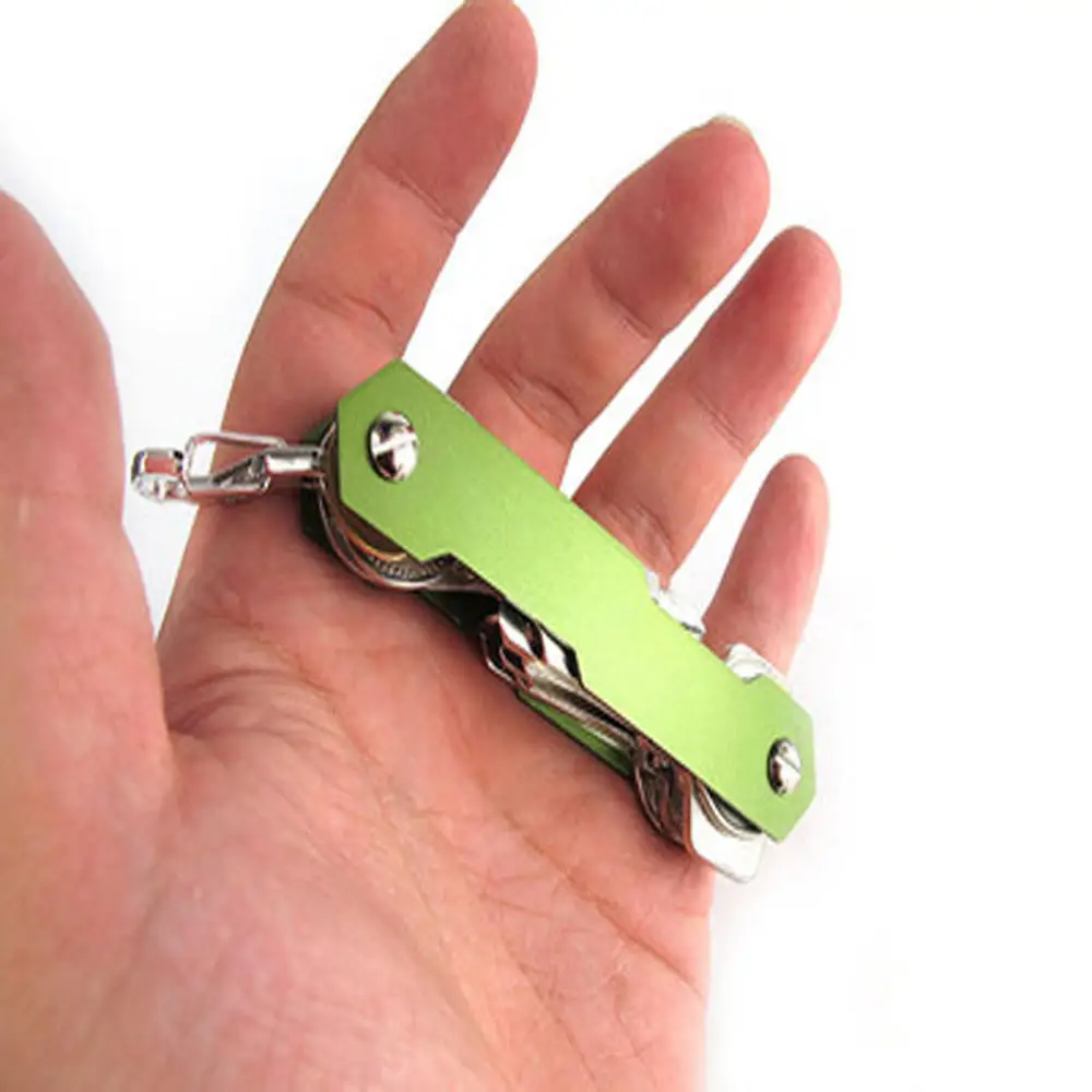 Smart Key Organizer Halter Metall Schlüsselanhänger EDC Schlüsselanhänger Ring Kompakte Aluminium Tragbare multifunktionale Schlüsselhalter