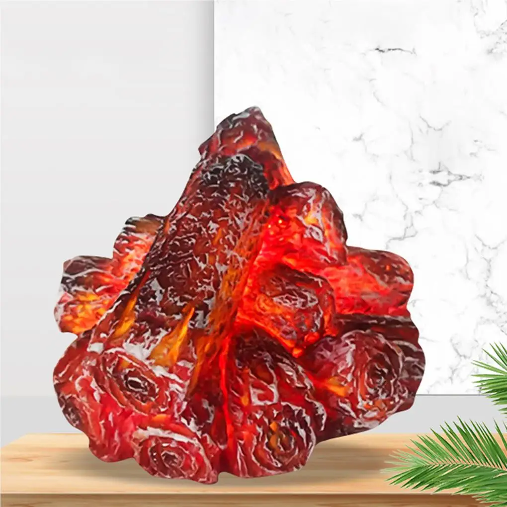 불꽃 랜턴 깜박이는 야간 조명 현실적인 풍경 LED 조명